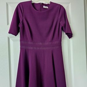 Calvin Klein aubergine size 8 dress